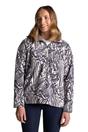 Charcoal Annjela Graphic Print Half Zip Fleece Top, Image 3 of 3