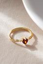 Red Sterling Silver CZ Red Heart Ring, Image 3 of 3