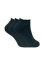 Black 3 Pairs Ladies Cushioned Low Cut Thermal Trainer Socks, Image 1 of 3