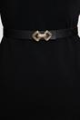 Multi Double Pack Statement Buckle Women’s Waist Belt Set, Image 3 of 3