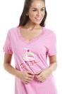 Pink Cupcake Motif Cotton Nightshirt, Image 3 of 5