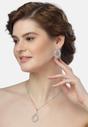 Silver Ethereal Bow-shaped Earrings and Necklace set, Image 6 of 7