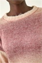Mauve Space Dye Stripe Knit Jumper, Image 5 of 5