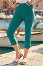 Jade Green Cropped Stretch Trouser, Image 2 of 4