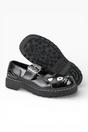 Black TUK Footwear Black Mary Jane Leather Goth Shoes - T2025, Image 4 of 8