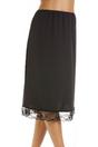 Black Camille Lingerie Black 26" Length Underskirt Slip, Image 1 of 5