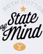 White Yellowstone Beth Dutton State Of Mind T-Shirt, Image 6 of 6