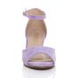 Lilac AJVANI Lilac Mid Wedge Heel Ankle Strap Sandals, Image 5 of 5