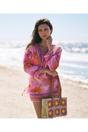 Multi Pia Rossini Multi Aurora - Straw Tote Bag, Image 1 of 5