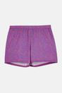 Purple Flourescent British Boxers Purple Flourescent "Wild Cat" Bamboo Lace Short Pyjama Set, Image 6 of 6