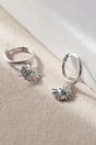 Silver Mia Gioielli Silver Sterling Silver Evil Eye Charm Hoop Earrings, Image 3 of 3