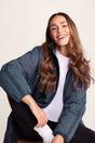 Blue Banton Oversized Shower Resistant Jacket, Image 5 of 6