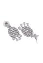 Silver Dewdrop Classy Earrings, Image 3 of 5