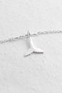Silver Sterling Silver Whale Tail Bracelet, Image 3 of 3