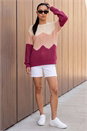 Pink Fluffy Sparkle Knit Jumper, Image 3 of 4