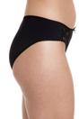 Black Camille Lingerie Black 3 Pack Sheer Floral Lace Mesh Briefs, Image 4 of 5