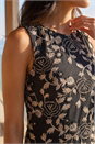 Gold Embroidery Floral Top, Image 4 of 4