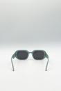 Mint Oval Sunglasses with Wide Arm, Image 4 of 6