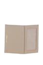 Beige Elegant Real Leather Card Holder & Key Ring Set, Image 5 of 5