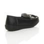 Black Comfort Boat Shoes Loafers, Image 4 of 8