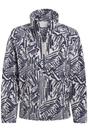 Charcoal Annjela Graphic Print Half Zip Fleece Top, Image 1 of 3