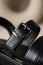  Lily Womens Chunky Platform Buckle Sandals, Image 8 of 8
