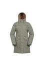 Khaki Acorn Waterproof Borg Lined Padded Parka, Image 1 of 4