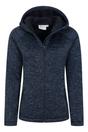Navy Nevis Faux Fur Lined Full Zip Hoodie, Image 5 of 5