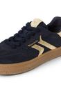 Navy Leather Trainers Sneaker Shoes, Image 5 of 7
