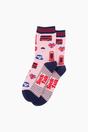 Pink London Landmarks Bamboo Socks in Pink, Image 3 of 4