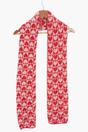 Red Heart Checkerboard Heavyweight Winter Scarf, Image 3 of 4
