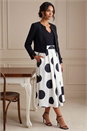 Black Smart Bow Detail Jacket, Image 2 of 4