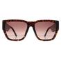 Brown Marc Jacobs Brown Square Tortoise Dark Brown Gradient MARC 646/S Sunglasses, Image 1 of 4