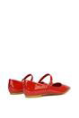 Red XY LONDON Red 'Aimee' Flat Mary Jane Ballerina Pumps, Image 4 of 5