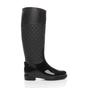 Black Festival Camping Waterproof Wellington Wellies, Image 2 of 6