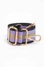 Lilac Glitter Stripe Woven Bag Strap, Image 3 of 4