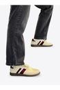 Beige iKrush Beige Johanna Lace-up Flip Tongue Round Toe Trainers, Image 1 of 4