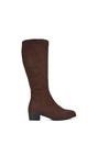 Brown ‘Anne’ Knee High Boots with Low Block Heel, Image 1 of 6