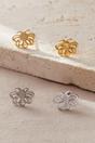 Gold Mia Gioielli Gold Sterling Silver Bee Stud Openwork Earrings, Image 1 of 3