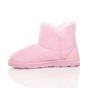Pink Faux Fur Lined Ankle Boots Slippers, Image 3 of 6