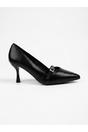 Black iKrush Black Theia Pointed Toe Embellished Strap Shoes, Image 1 of 5
