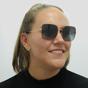 Black Square Black Gold Black Grey Gradient DG2242 Sunglasses, Image 4 of 5