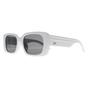 White Montana White Rectangle Shiny White Smoke Polarized MP194, Image 2 of 4