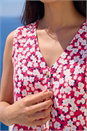 PINK Petite Ditsy Blouse, Image 4 of 4