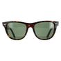 Brown Ray-Ban Brown Rectangle Tortoise Green Sunglasses, Image 1 of 6