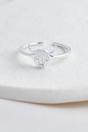 Silver Sterling Silver Highland Cow Adjustable Ring, Image 1 of 3