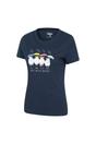 Navy Great British Weather TShirt, Image 3 of 4