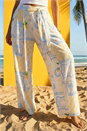 White Dusk Citrus Wide Leg Trouser, Image 2 of 4