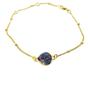 Gold 18ct Gold Vermeil Plated Adjustable Sapphire Bracelet, Image 1 of 1