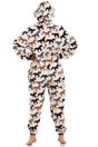 Cream Supersoft Multicoloured Horse Print Onesie, Image 2 of 5